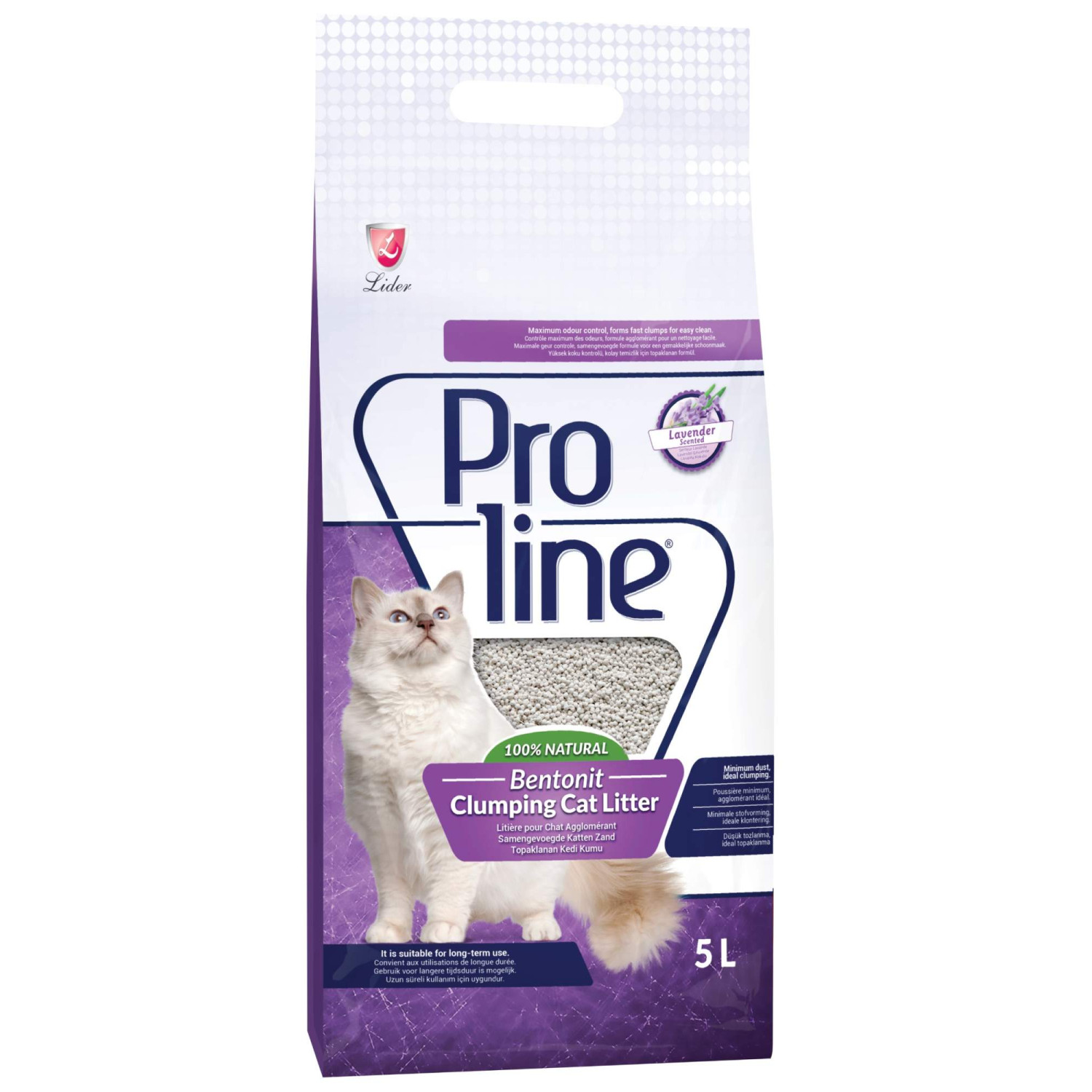 PROLINE (Пролайн) Lavander бентонітовий наповнювач для котів