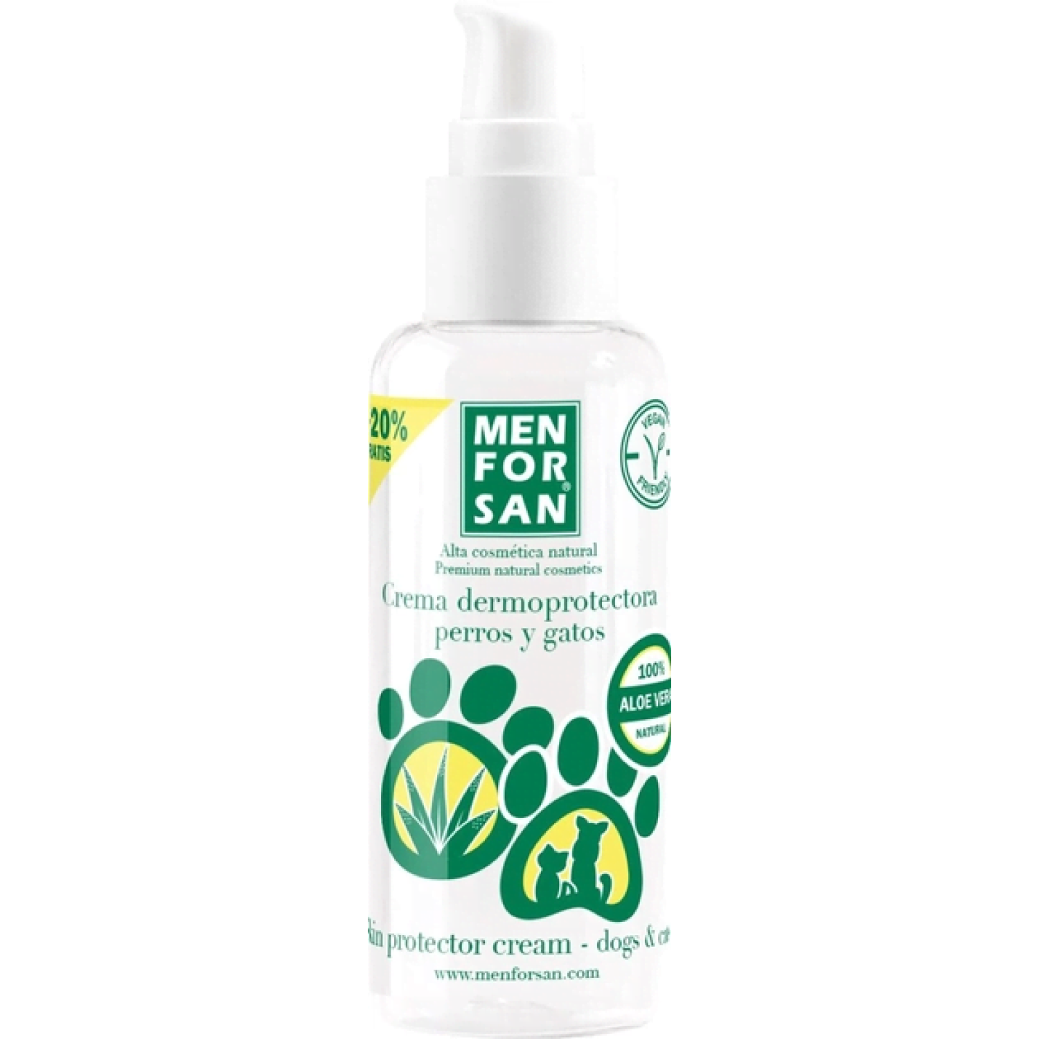 MENFORSAN DERMOPROTECTIVE CREAM дермозахисний крем для собак та котів з алое вера