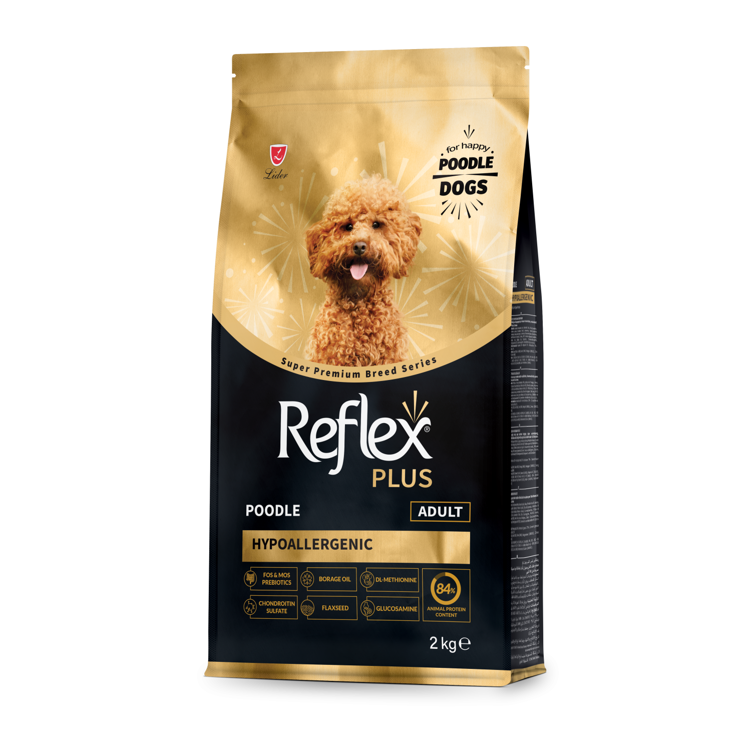 Reflex Plus Poodle Adult сухий корм для собак породи пудель