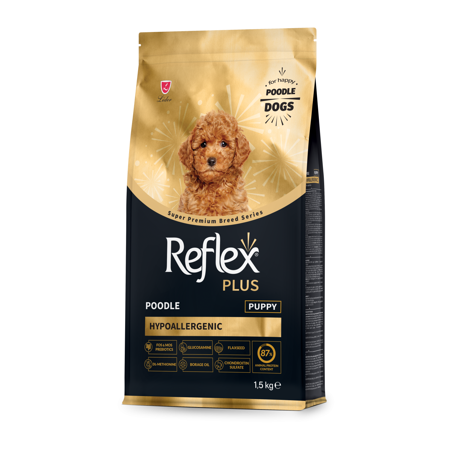 Reflex Plus Poodle Puppy сухий корм для цуценят пуделя віком від 2 до 10 місяців