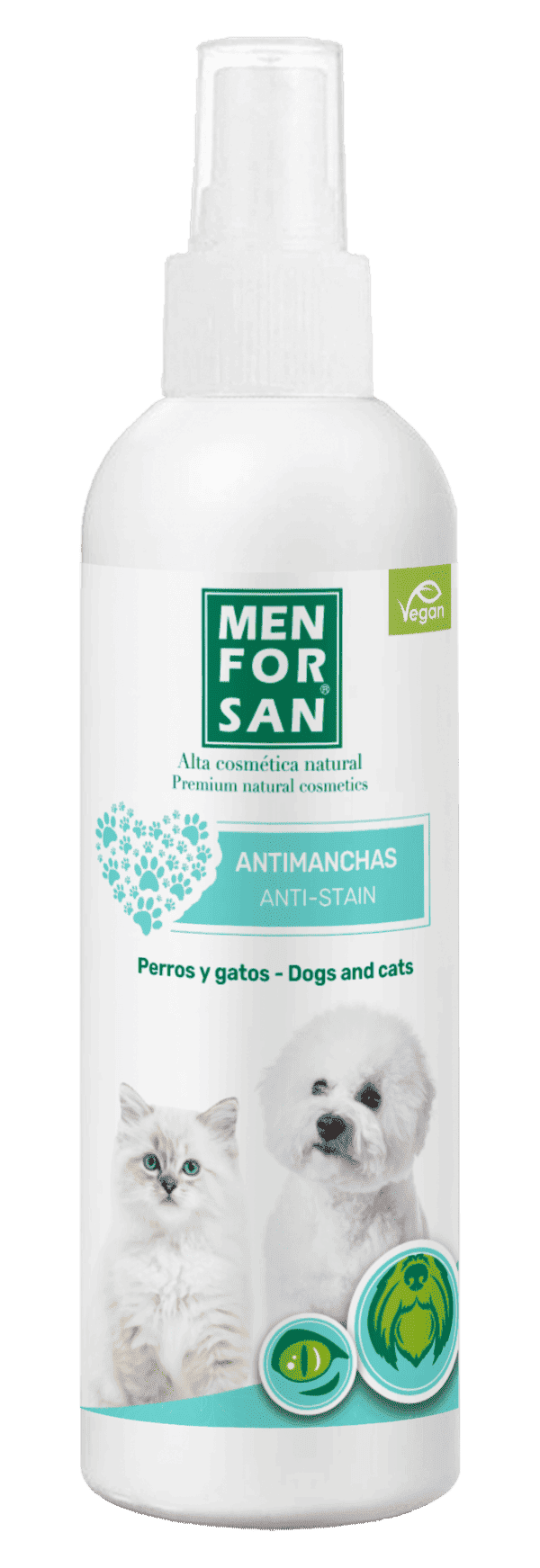 MENFORSAN ANTI-STAIN для видалення плям навколо очей у собак та котів