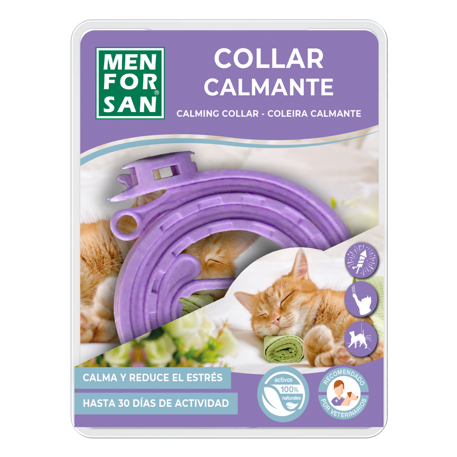 MENFORSAN ANTI STRESS CALMING COLLAR заспокійливий нашийник для котів