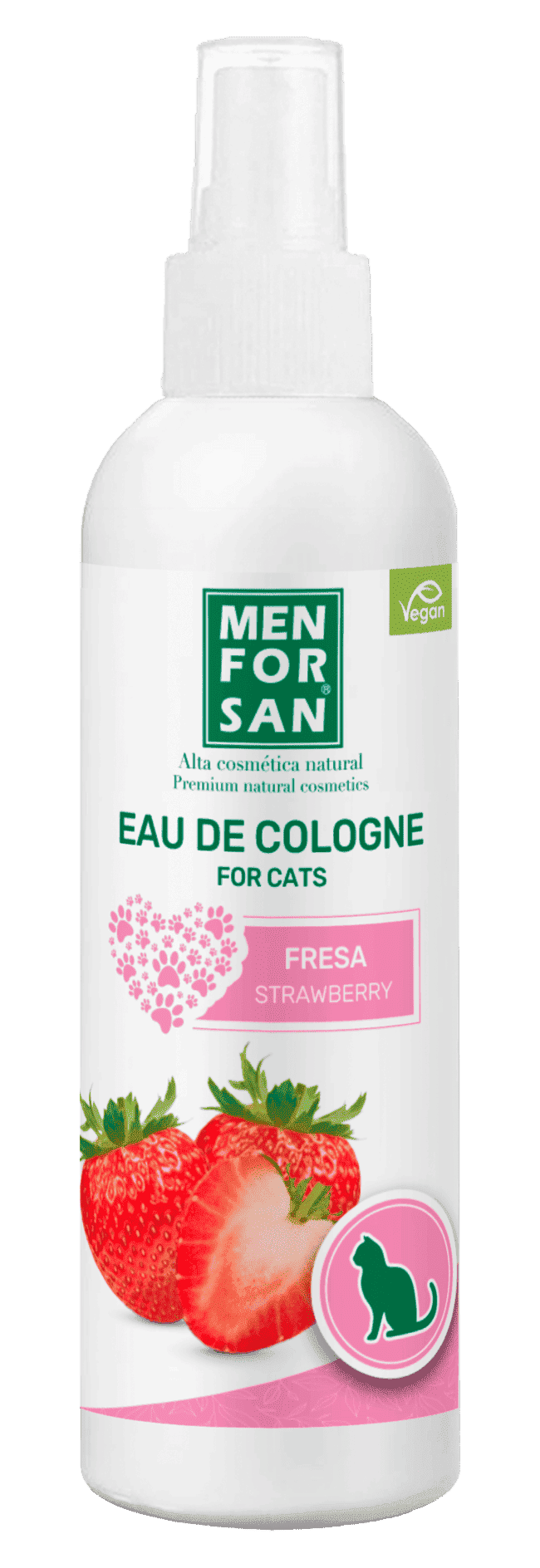 MENFORSAN EAU DE COLOGNE STRAWBERRY одеколон для котів з ароматом полуниці