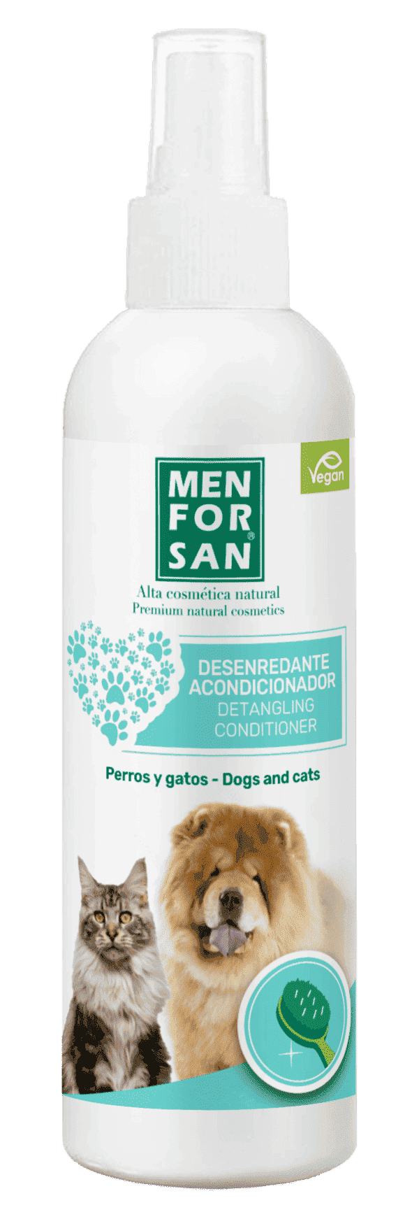MENFORSAN DETANGLER & CONDITIONER кондиціонер для розплутування та блиску шерсті собак та котів