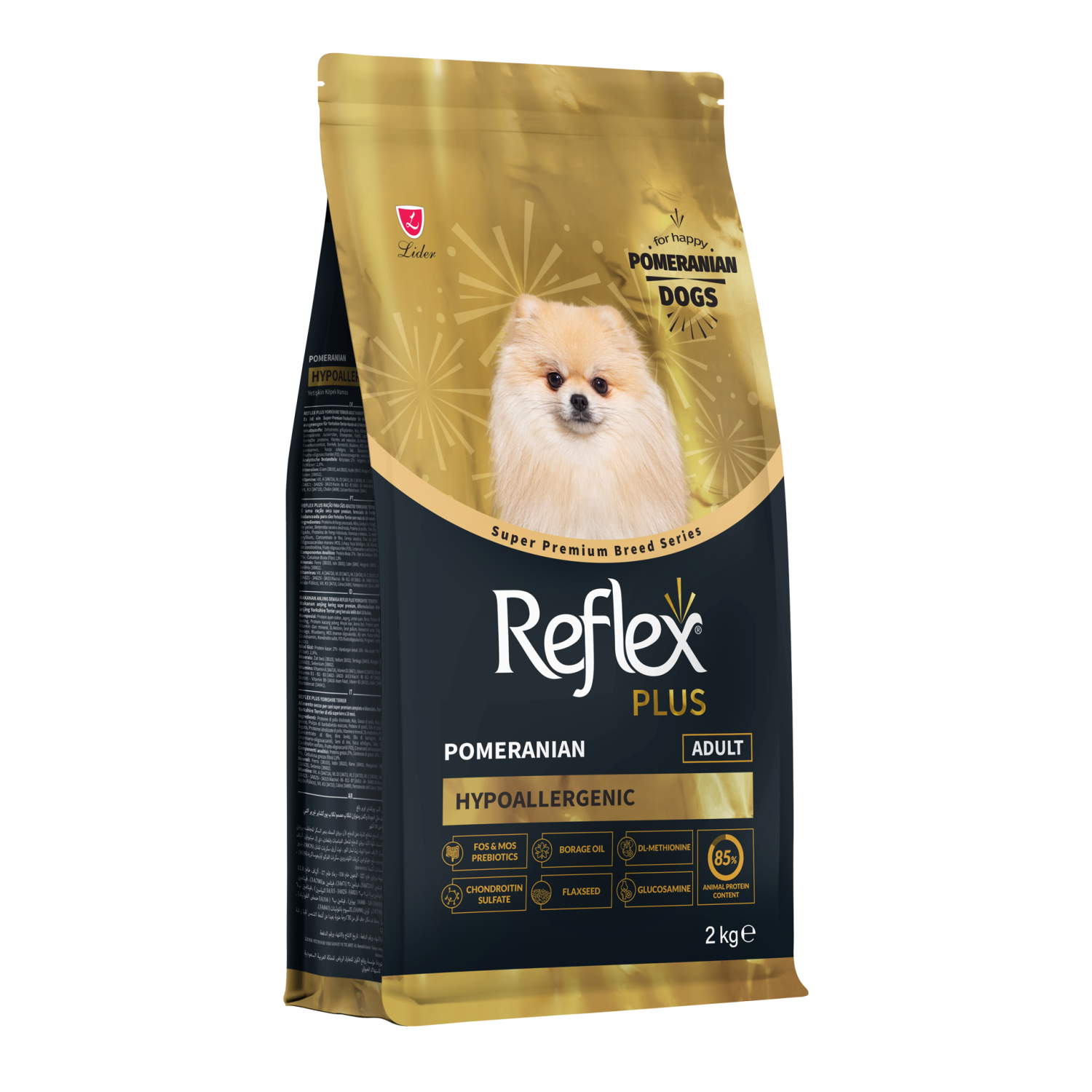 Reflex Plus Pomeranian Adult сухий корм для собак породи померанський шпіц