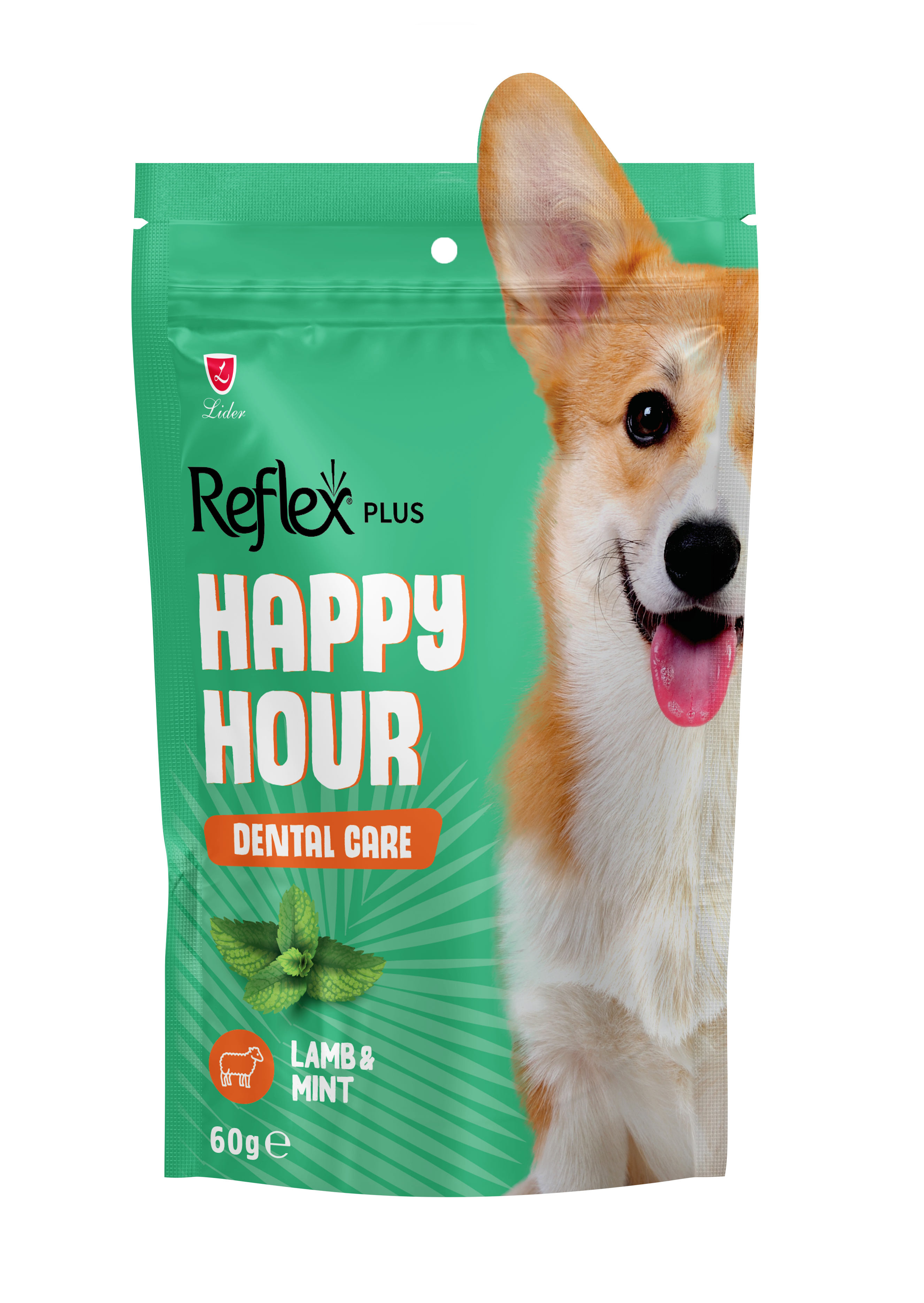 Reflex Plus Happy Hour ласощі для собак з ягням та м’ятою, дентал