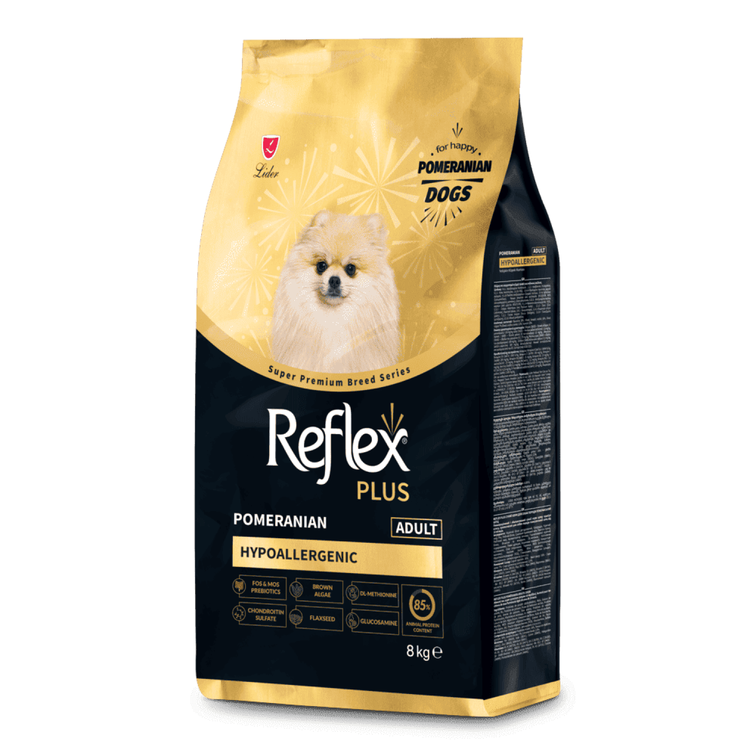 Reflex Plus Pomeranian Adult сухий корм для собак породи померанський шпіц