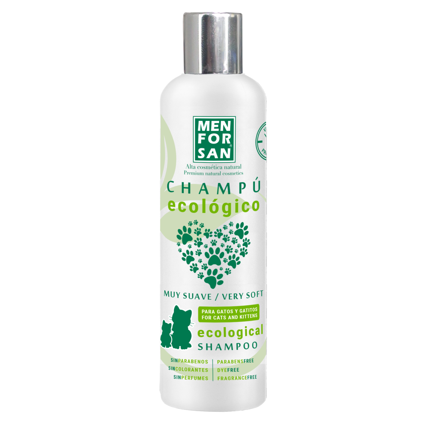 MENFORSAN ECOLOGIAL VERY MILD екологічний шампунь для котів та кошенят