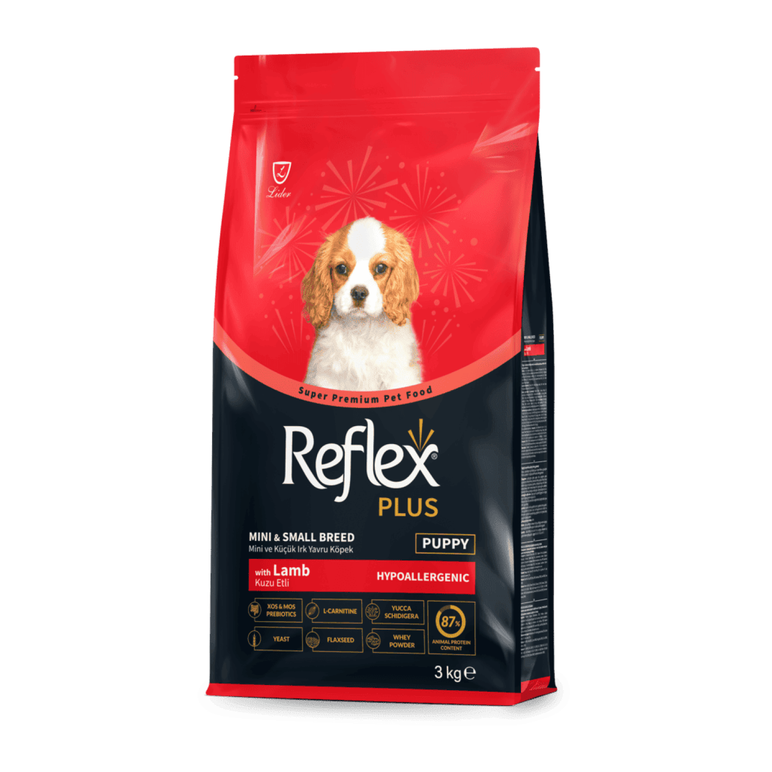 Reflex Plus Mini & Small Breed Puppy сухий корм для цуценят малих порід з ягням