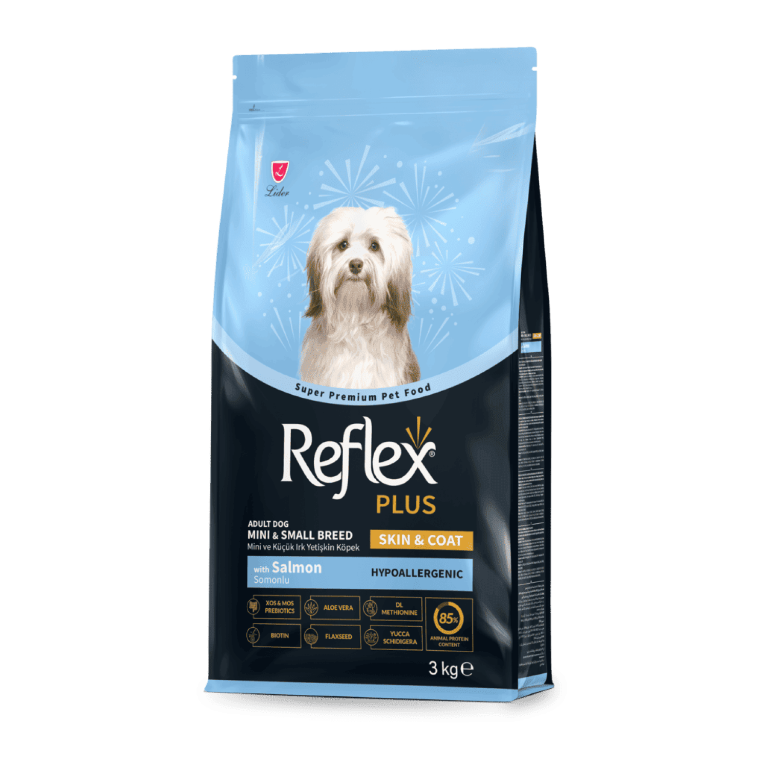 Reflex Plus Skin & Coat Small Breed сухий корм для шкіри та шерсті собак малих порід з лососем