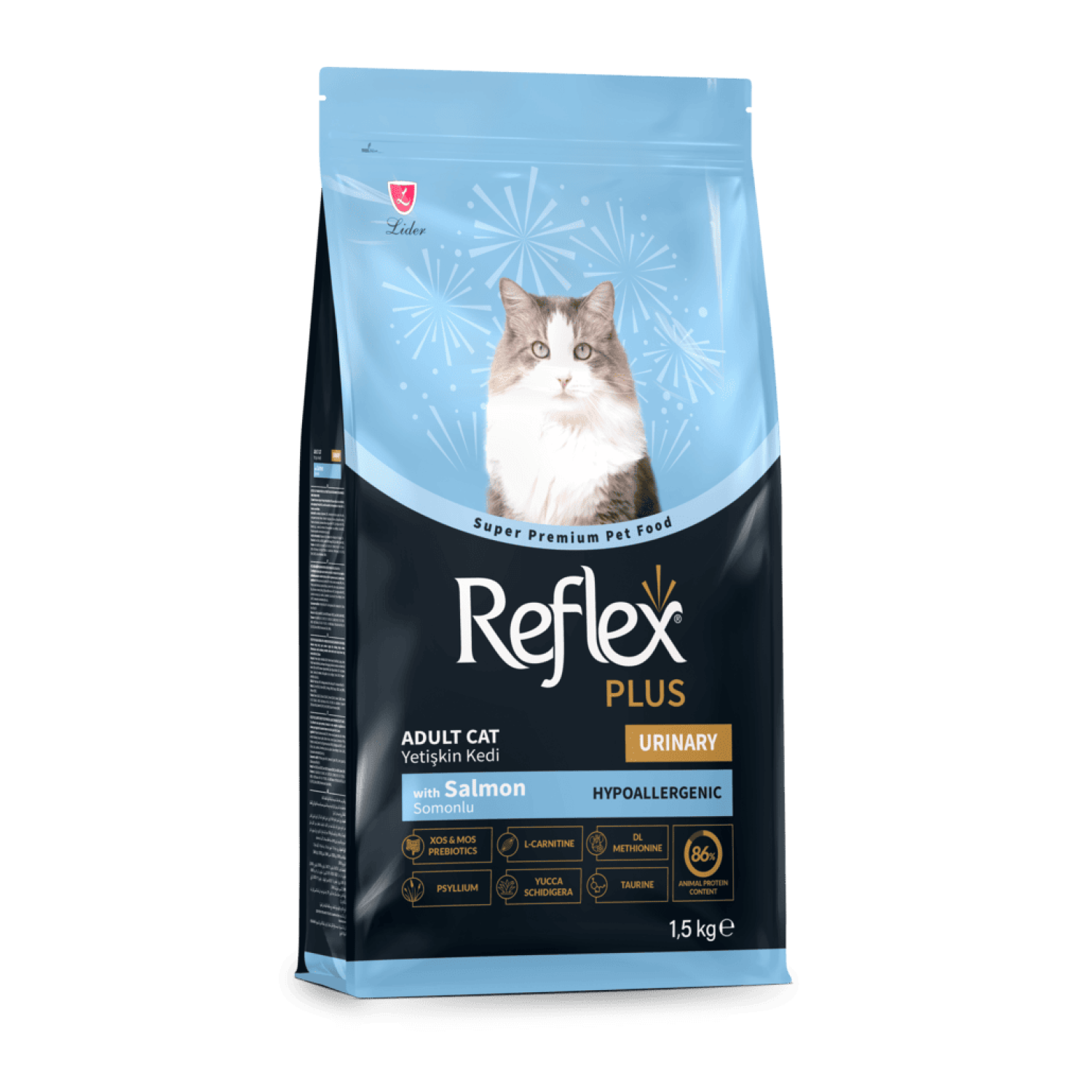 Reflex Plus Urinary Adult повноцінний та збалансований сухий корм для котів з лососем